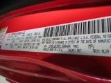 2013 Wrangler Unlimited Color Code for Rock Lobster Red - Color Code: PKT