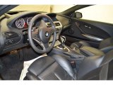 2010 BMW 6 Series 650i Coupe Black Interior