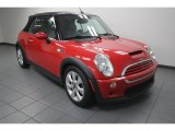 2006 Chili Red Mini Cooper S Convertible #77270688