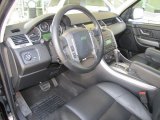 2008 Land Rover Range Rover Sport HSE Ebony Black Interior