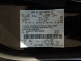 2008 Mountaineer Color Code for Ebony Black - Color Code: UA
