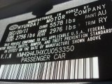2012 Equus Color Code for Platinum Metallic - Color Code: AU
