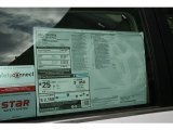 2013 Toyota Camry XLE V6 Window Sticker