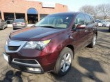 2011 Dark Cherry Pearl Acura MDX Technology #77332306