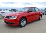 2013 Tornado Red Volkswagen Jetta S Sedan #77355026