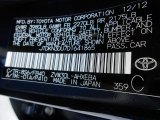 2013 Prius Color Code for Nautical Blue Metallic - Color Code: 8S6