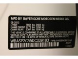 2013 5 Series Color Code for Alpine White - Color Code: 300