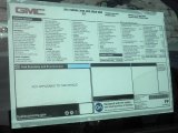 2013 GMC Sierra 3500HD SLT Crew Cab 4x4 Window Sticker