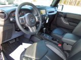 2013 Jeep Wrangler Moab Edition 4x4 Moab Black Leather Interior