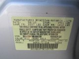 2011 Sentra Color Code for Brilliant Silver Metallic - Color Code: K23