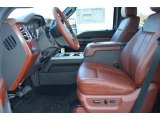2013 Ford F250 Super Duty King Ranch Crew Cab 4x4 King Ranch Chaparral Leather/Black Trim Interior