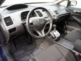 2011 Honda Civic LX-S Sedan Black Interior