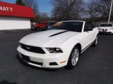 Performance White Ford Mustang in 2010