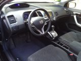 2009 Honda Civic EX Coupe Black Interior