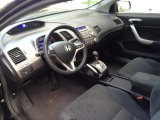 2008 Honda Civic EX Coupe Black Interior