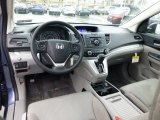2013 Honda CR-V EX AWD Gray Interior