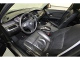 2005 BMW 5 Series 530i Sedan Black Interior