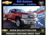 2013 Victory Red Chevrolet Silverado 1500 LT Crew Cab 4x4 #77399186