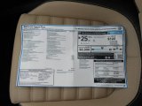 2013 Volkswagen CC Sport Plus Window Sticker