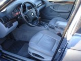 2001 BMW 3 Series 330i Sedan Grey Interior