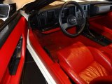 1987 Chevrolet Corvette Convertible Red Interior