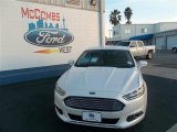 2013 White Platinum Metallic Tri-coat Ford Fusion SE 1.6 EcoBoost #77398644