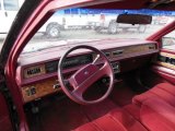 1991 Buick LeSabre Limited Sedan Red Interior