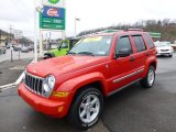 2005 Flame Red Jeep Liberty Limited 4x4 #77398912