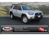 Classic Silver Metallic Toyota 4Runner in 2013