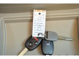2009 Honda Ridgeline RTS Keys