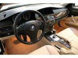 2008 BMW 5 Series 535xi Sports Wagon Beige Interior