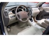 2005 Toyota Highlander V6 4WD Gray Interior