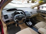 2007 Honda Civic EX Sedan Ivory Interior