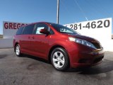 2013 Salsa Red Pearl Toyota Sienna LE #77398874