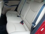 2013 Hyundai Elantra Limited Rear Seat