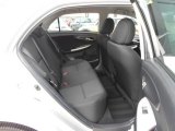 2010 Toyota Corolla S Rear Seat