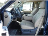 2013 Ford F250 Super Duty Lariat Crew Cab Adobe Interior