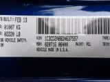 2013 Avenger Color Code for Blue Streak Pearl - Color Code: PCL