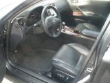 2007 Lexus IS 250 Black Interior
