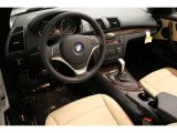 2013 BMW 1 Series 128i Convertible Savanna Beige Interior
