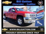 2013 Victory Red Chevrolet Silverado 1500 LT Extended Cab 4x4 #77474802