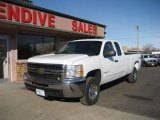 2009 Summit White Chevrolet Silverado 2500HD LT Extended Cab 4x4 #77474789