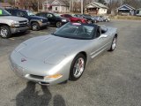 Machine Silver Metallic Chevrolet Corvette in 2004