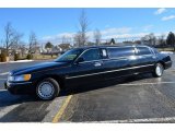 2000 Lincoln Town Car Executive Limousine Front 3/4 View