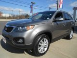 2011 Titanium Silver Kia Sorento LX V6 AWD #77474876