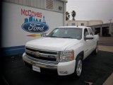 2008 Summit White Chevrolet Silverado 1500 LT Crew Cab #77473963