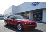 2010 Red Candy Metallic Ford Mustang GT Premium Convertible #77474101