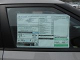 2013 Hyundai Veloster RE:MIX Edition Window Sticker