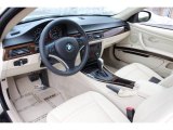 2010 BMW 3 Series 328i xDrive Coupe Cream Beige Interior