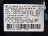 2011 MDX Color Code for Bali Blue Pearl - Color Code: B552P